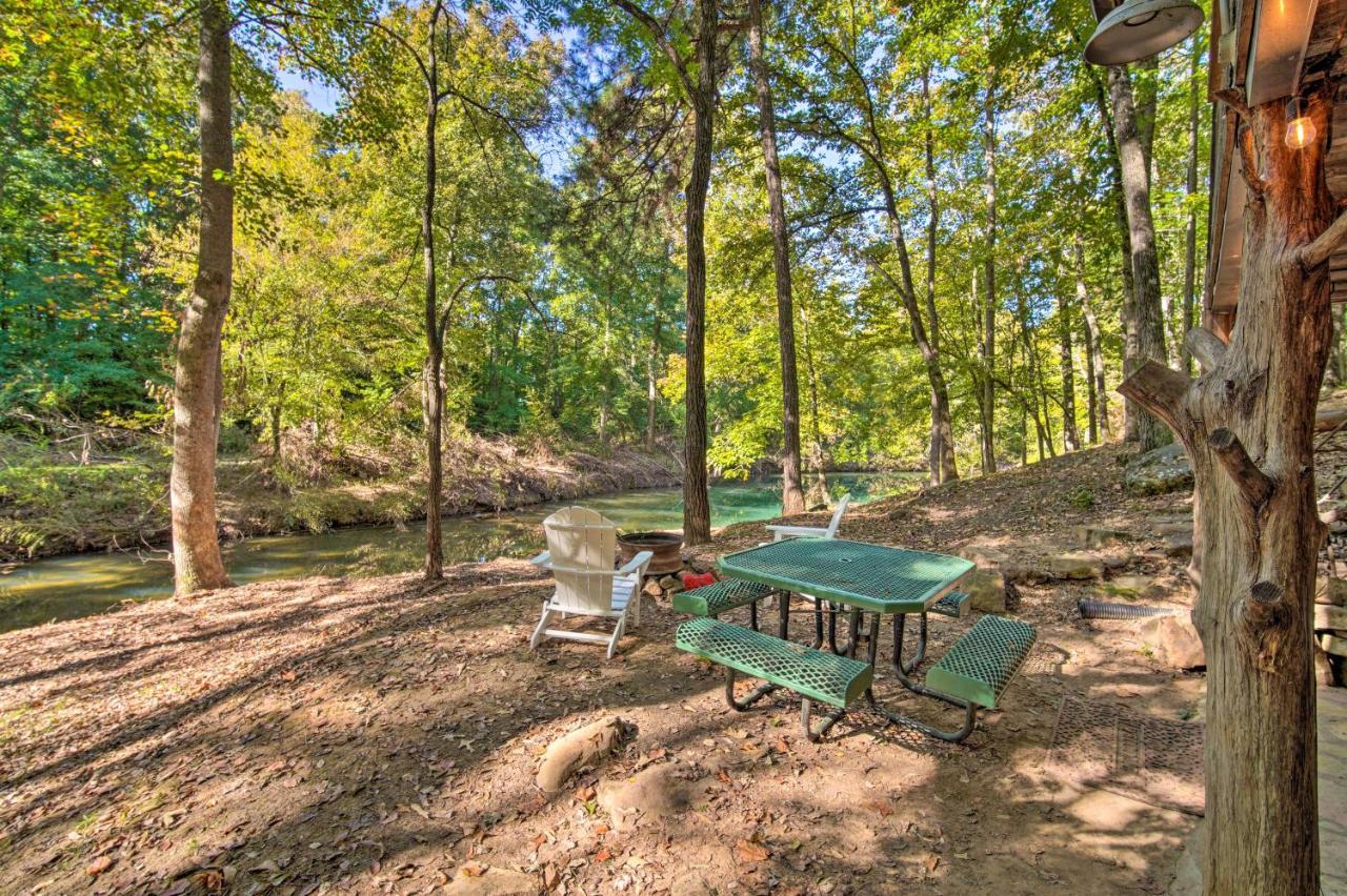 The Treehouse Cabin Creekside Home With Hot Tub! Summerville Exterior foto